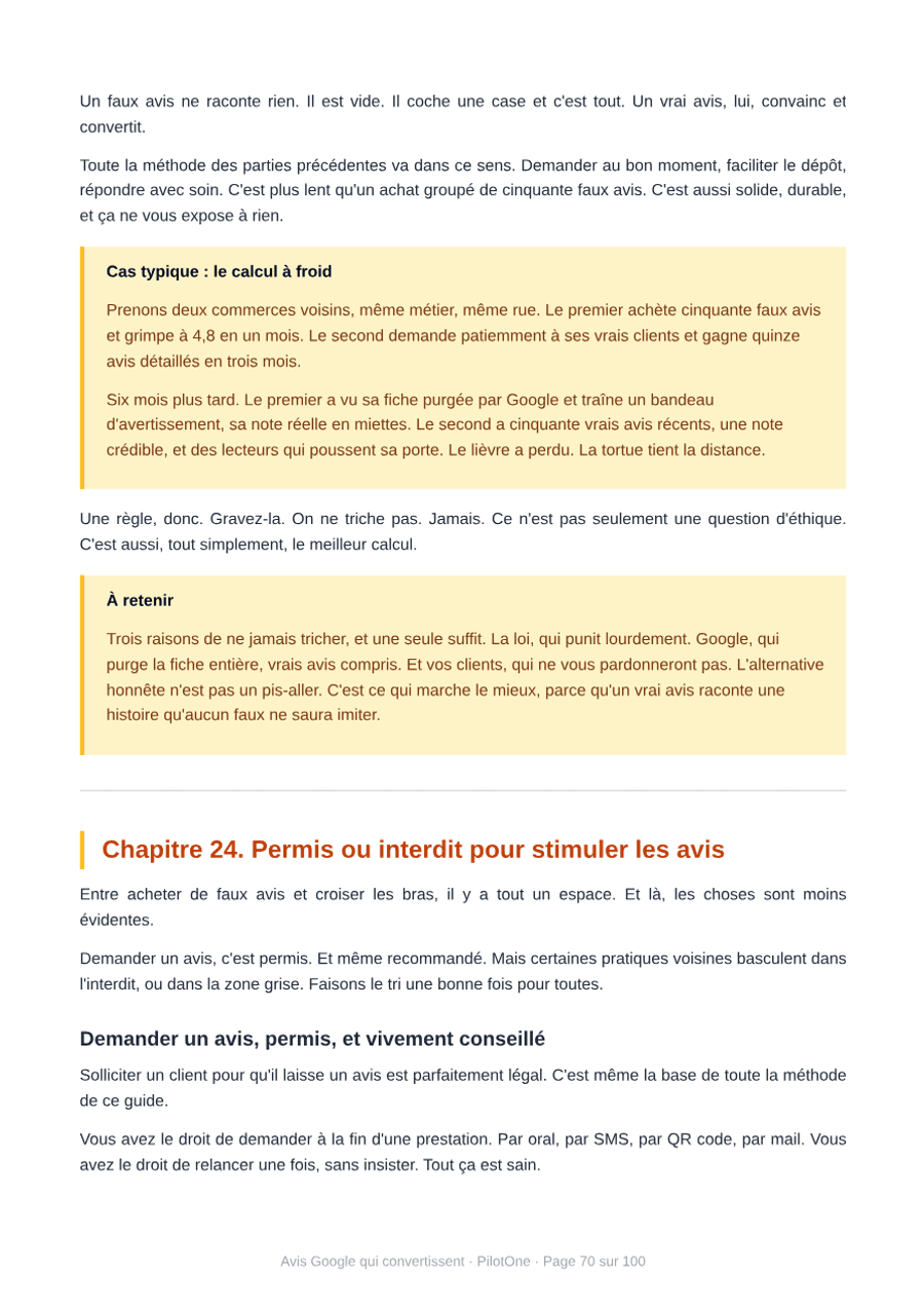Avis Google qui convertissent : la méthode + 50 modèles de réponse — vignette 4
