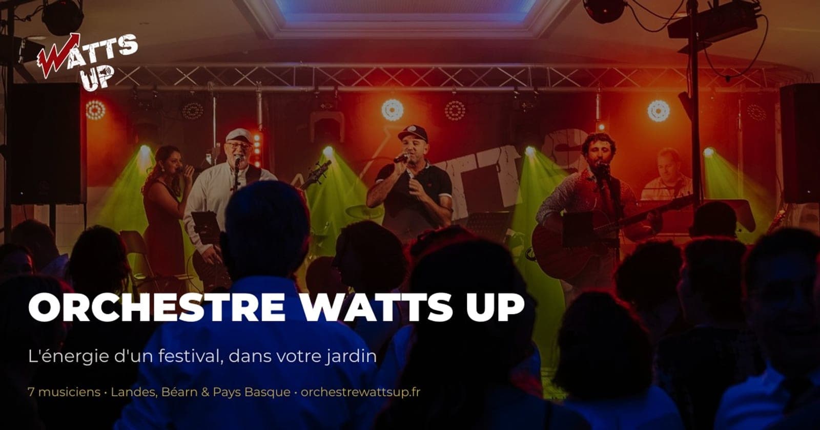 Orchestre Watts Up — Site vitrine premium