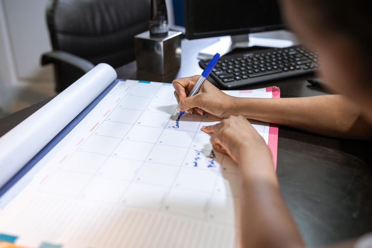 Calendrier 2026 entrepreneur