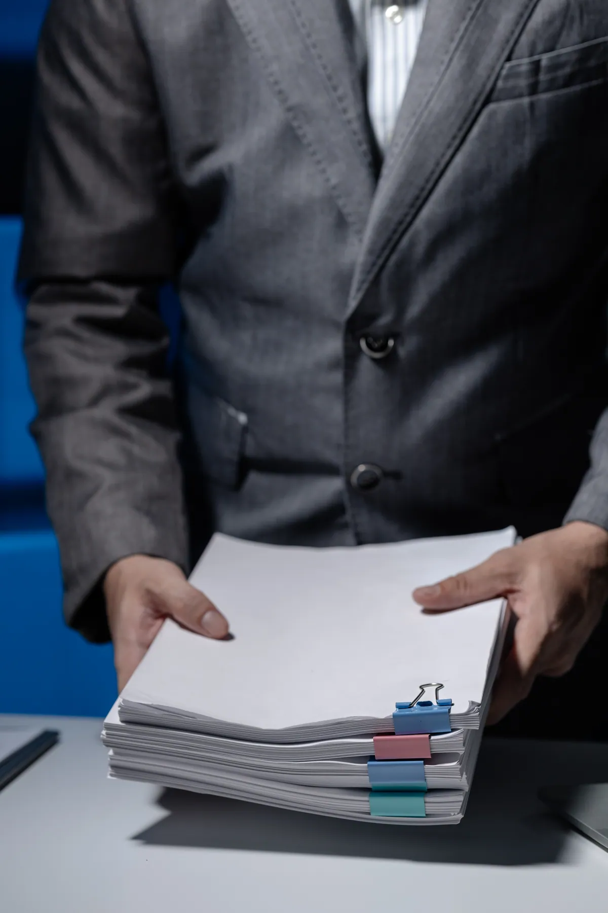 Gestion de paperasse administrative au bureau